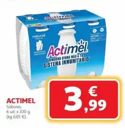 Alcampo ACTIMEL Sabores oferta
