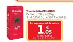 Alcampo ORLANDO Tomate frito oferta