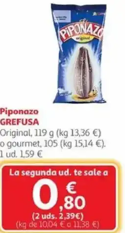 Alcampo GREFUSA Piponazo oferta