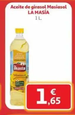 Alcampo LA MASÍA Aceite de girasol Masiasol oferta