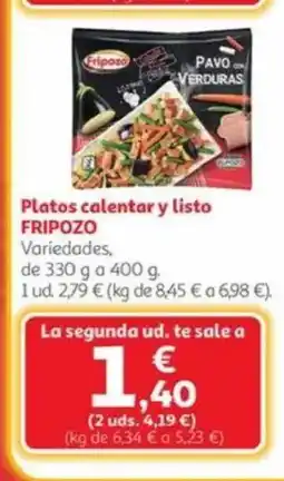 Alcampo FRIPOZO Platos calentar y listo oferta