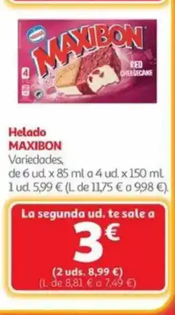 Alcampo MAXBON Helado oferta