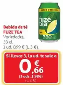 Alcampo FUZE TEA Bebida de té oferta