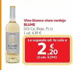 Alcampo BLUME Vino blanco viura verdejo oferta