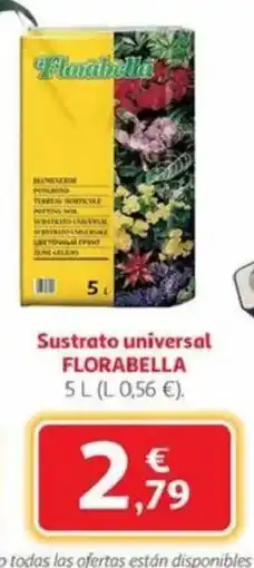 Alcampo FLORABELLA Sustrato universal oferta
