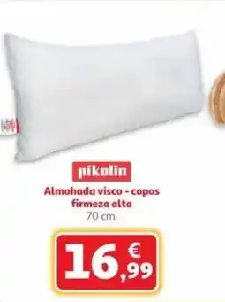 Alcampo PIKOLIN Almohada visco - copos firmeza alta oferta