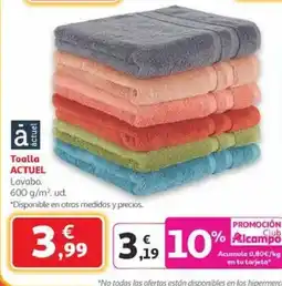 Alcampo ACTUEL Toalla oferta