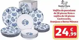 Alcampo Vajilla de porcelana oferta