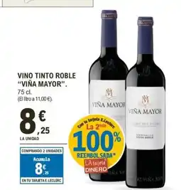 E.Leclerc VIÑA MAYOR Vino tinto roble oferta