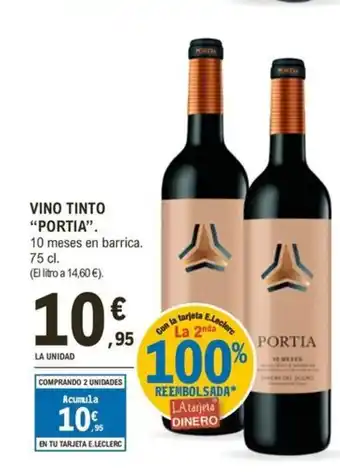 E.Leclerc PORTIA Vino tinto oferta
