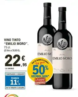 E.Leclerc EMILIO MORO Vino tinto oferta