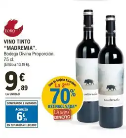 E.Leclerc MADREMIA Vino tinto oferta