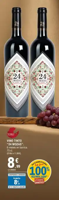 E.Leclerc 24 MOZAS Vino tinto oferta