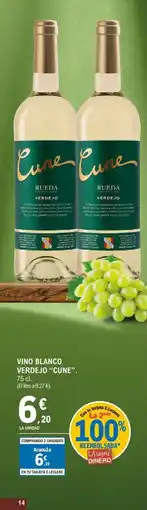 E.Leclerc CUNE Vino blanco verdejo oferta