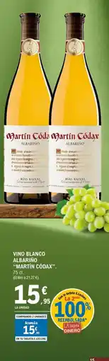 E.Leclerc MARTÍN CÓDAX Vino blanco albariño oferta