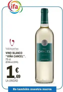 E.Leclerc VIÑA CANCEL Vino blanco oferta