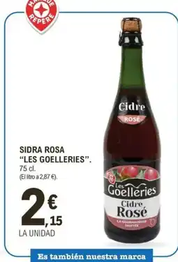 E.Leclerc LES GOELLERIES Sidra rosa oferta