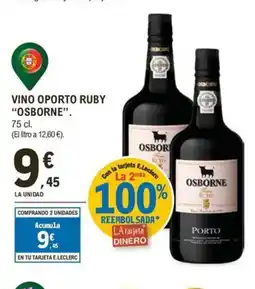 E.Leclerc OSBORNE Vino oporto ruby oferta