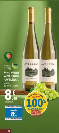 E.Leclerc AVELEDA Vino verde alvarinho oferta