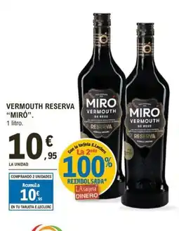 E.Leclerc MIRÓ Vermouth reserva oferta