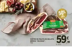 E.Leclerc IGLESIAS Centro de paleta de bellota ibérica oferta