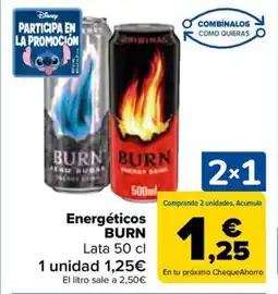 Carrefour BURN Energéticos oferta