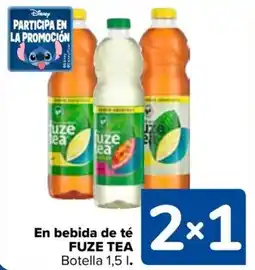 Carrefour FUZE TEA En bebida de té oferta