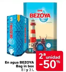 Carrefour BEZOYA En agua Bag in box oferta