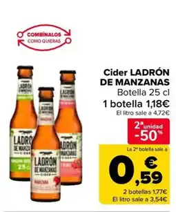 Carrefour LADRÓN DE MANZANAS Cider oferta