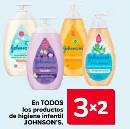 Carrefour JOHNSON'S En todos los productos de higiene infantil oferta