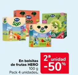 Carrefour HERO En bolsitas de frutas oferta