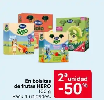 Carrefour HERO En bolsitas de frutas oferta