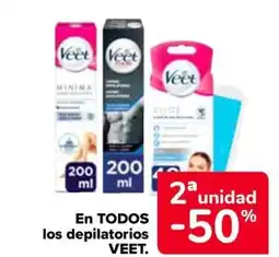 Carrefour VEET En todos los depilatorios oferta