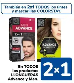 Carrefour LLONGUERAS En todos los productos advance y men. oferta