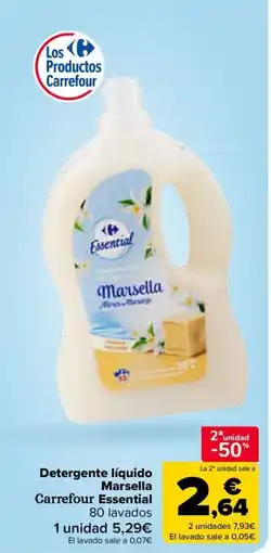 Carrefour Detergente líquido Marsella Carrefour Essential oferta