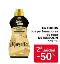Carrefour DETERSOLIN En todos los perfumadores de ropa oferta