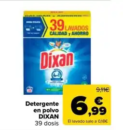 Carrefour DIXAN Detergente en polvo oferta