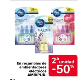 Carrefour AMBIPUR En recambios de ambientadores eléctricos oferta
