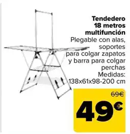Carrefour Tendedero 18 metros multifunción oferta