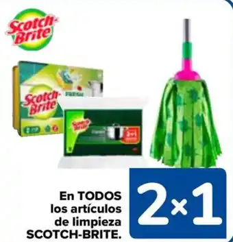 Carrefour SCOTCH-BRITE En todos los artículos de limpieza oferta