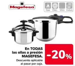 Carrefour MAGEFESA En todas las ollas a presión oferta