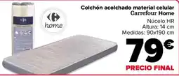 Carrefour Colchón acolchado material celular Carrefour Home oferta