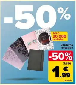 Carrefour Cuaderno encolado oferta