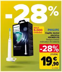Carrefour PHILIPS Cepillo dental eléctrico Temporizador oferta