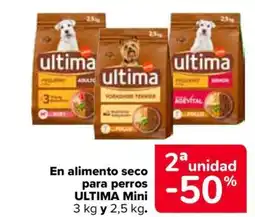Carrefour ULTIMA Mini En alimento seco para perros oferta
