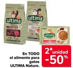 Carrefour ULTIMA En todo el alimento para gatos nature oferta