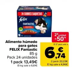 Carrefour FELIX Alimento húmedo para gatos Fantastic oferta