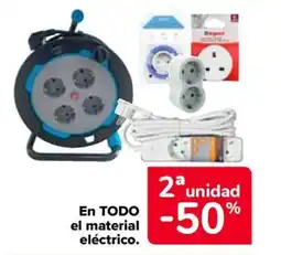 Carrefour En todo el material eléctrico. oferta