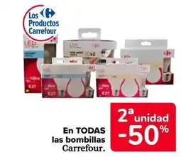 Carrefour En todas las bombillas carrefour. oferta