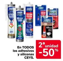 Carrefour CEYS En todos los adhesivos y siliconas oferta